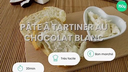 Pâte à tartiner au chocolat blanc