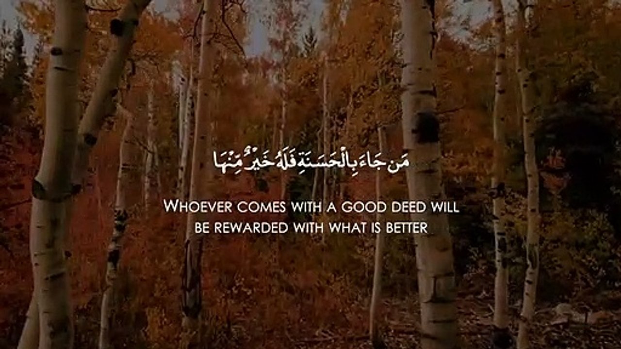 تلاوة أواخر سورة النمل القارئ أحمد السيد