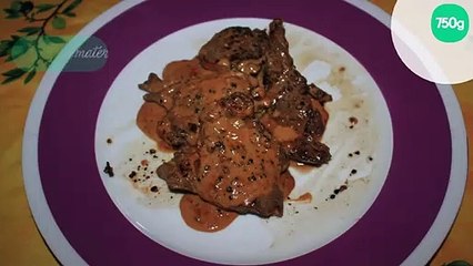 Noisettes de chevreuil sauce poivre