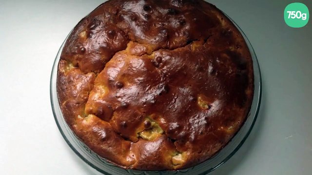 Gâteau au yaourt miel-banane