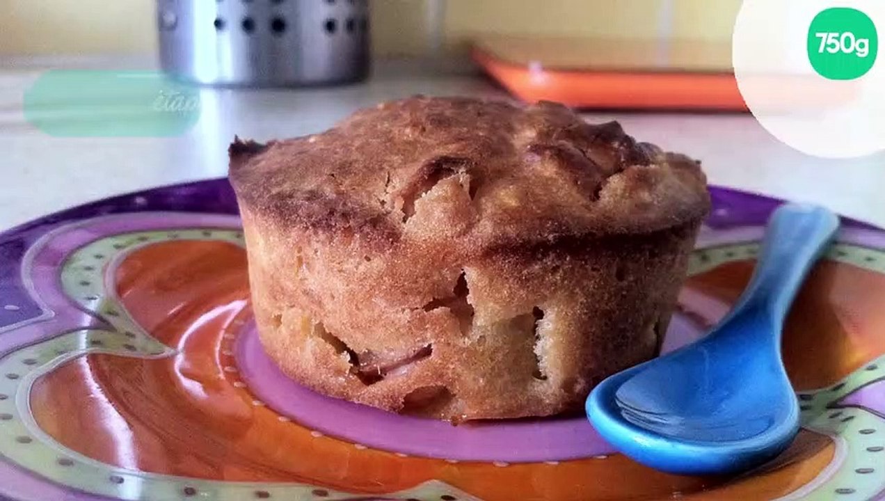 Muffins aux pommes et au miel