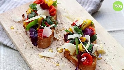Bruschetta aux poivrons