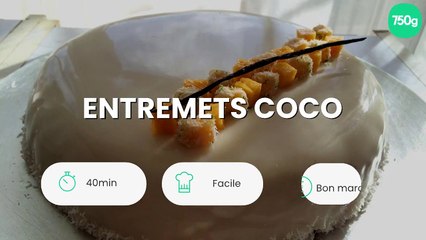 Entremets coco