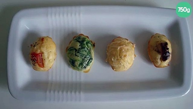 Mini-madeleines salées !