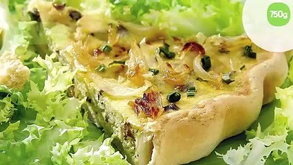 Tarte aux légumes et au tofu