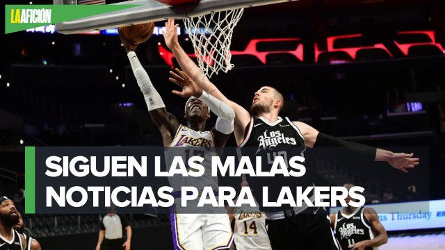 Lakers van en caída libre sin LeBron James y Anthony Davis