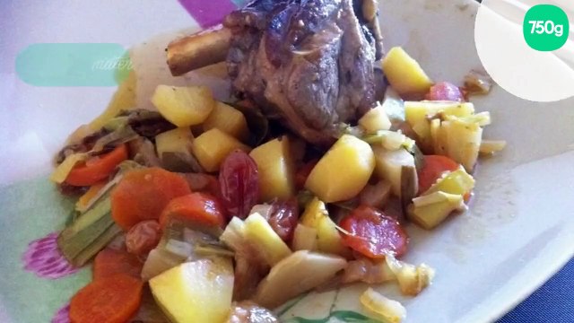 Souris d'agneau confites maison