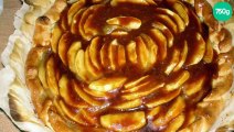 Tarte aux pommes et caramel beurre salé