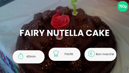 Fairy nutella cake