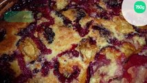 Clafoutis aux prunes et coco