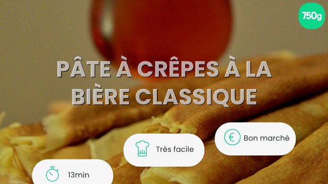 Pâte à crêpes à la bière classique