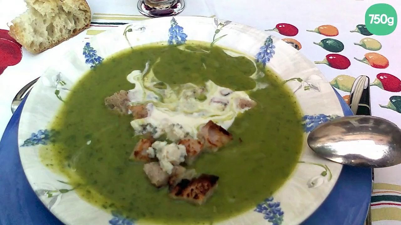 Velouté de potimarron vert