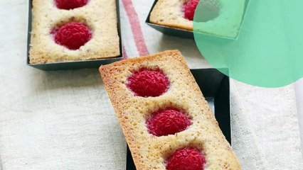 Financiers à la framboise à ma façon