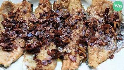 Filet de truite aux amandes effilées