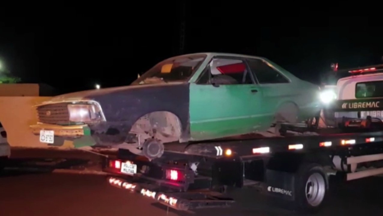 Corcel que havia sido furtado na Avenida Corbélia é localizado sem as rodas às margens da BR-369, em Cascavel