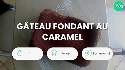 Gâteau fondant au caramel