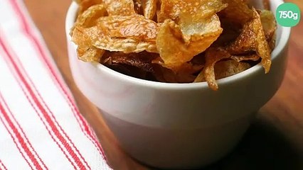 Chips de pelures de pommes de terre