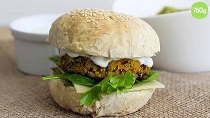 Burgers végétariens au guacamole