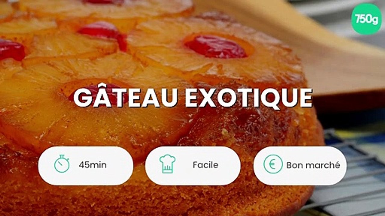 Gâteau exotique