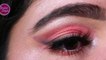 pink Peach  easy smoky eye makeup tutorial/ party, wedding, office or everyday