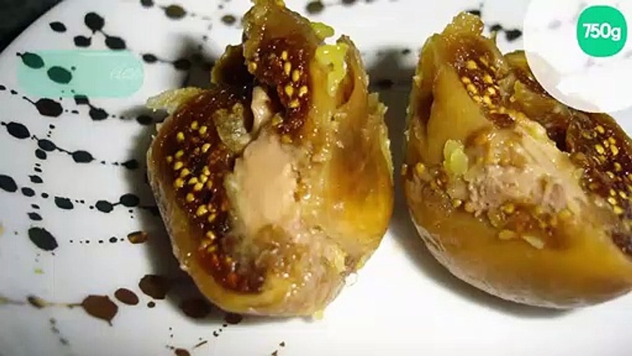 Figues farcies au foie gras et au Coteaux du Layon