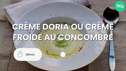 Crème Doria ou crème froide au concombre