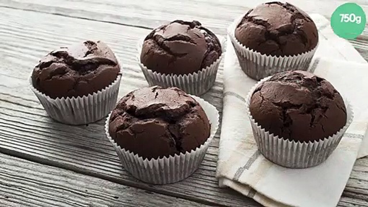 Muffins chocolat courgettes