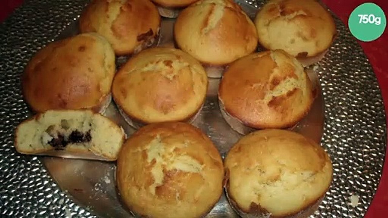 Muffins fourrés au nutella