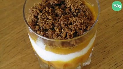 Abricots en verrine