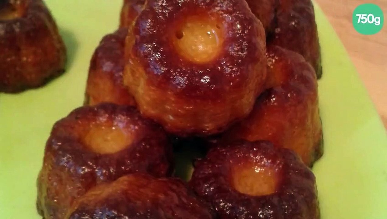 Cannelés vanille et fleur d'oranger (sans rhum)