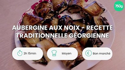 Aubergine aux noix - Recette traditionnelle Géorgienne