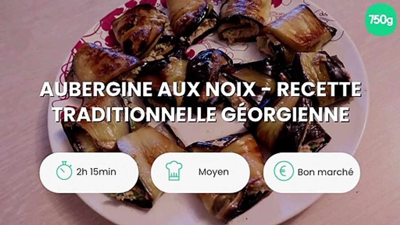 Aubergine aux noix - Recette traditionnelle Géorgienne