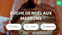 Bûche de Noël aux marrons