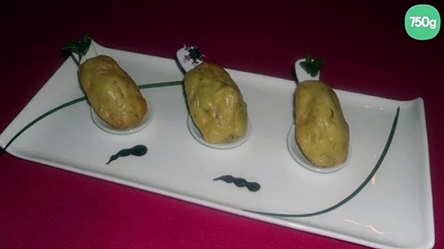 Madeleines à la moutarde et aux lardons