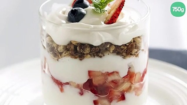 Verrines aux fruits des bois et Carré Frais