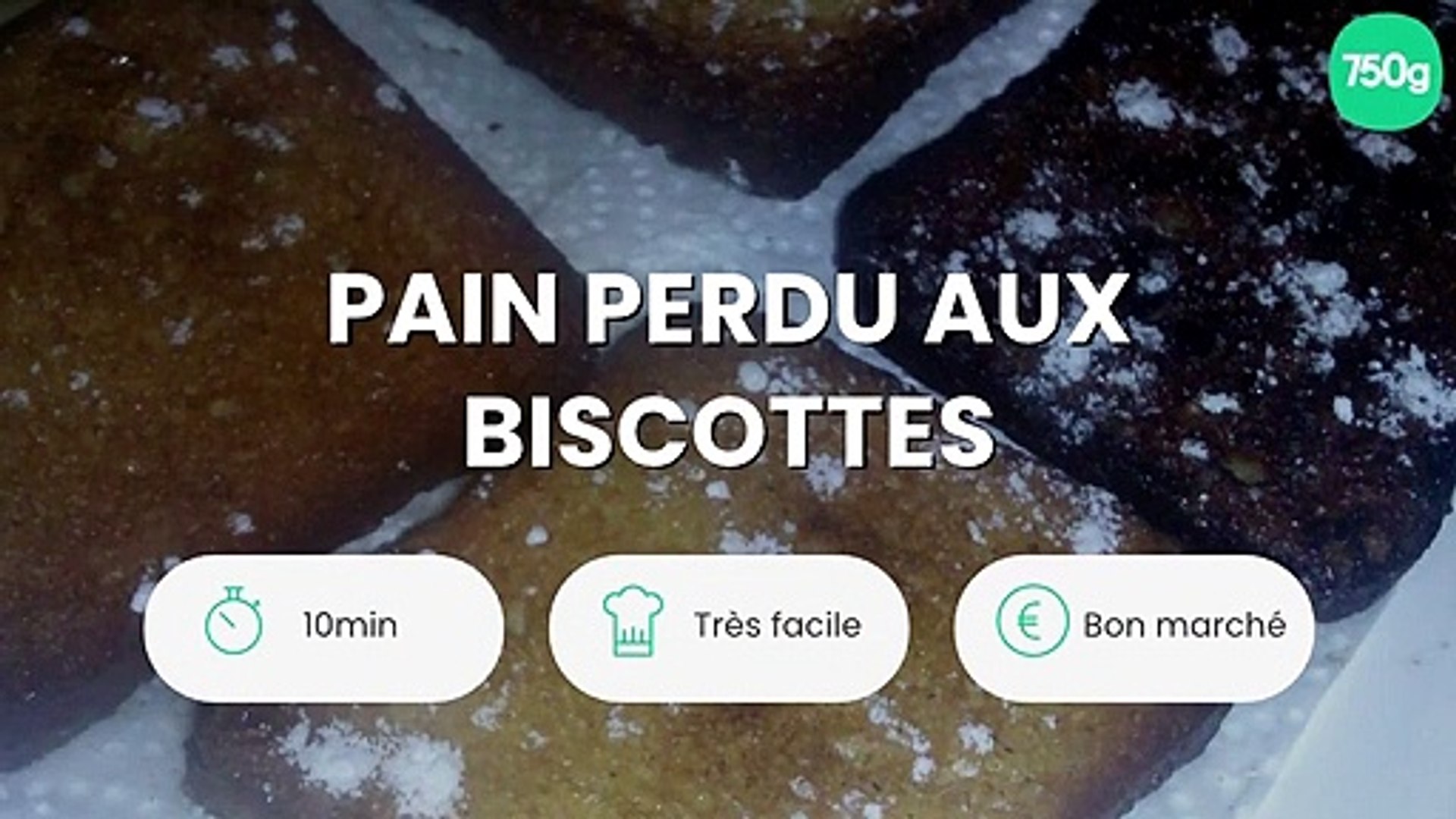 Pain Perdu Aux Biscottes Video Dailymotion