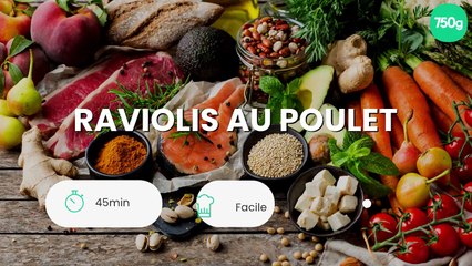 Raviolis au poulet