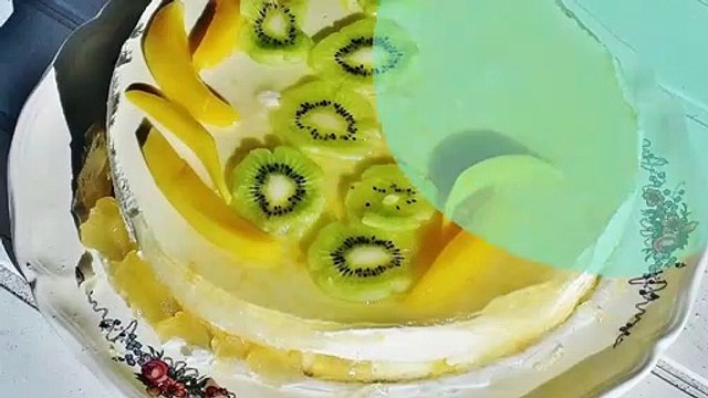 Gâteau mousse aux fruits exotiques