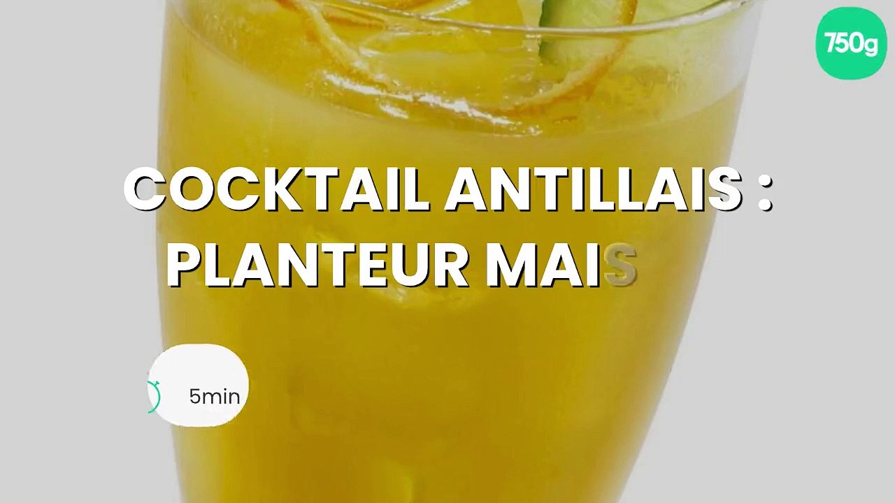 Cocktail antillais : planteur maison