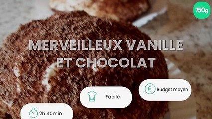 Merveilleux Vanille et Chocolat