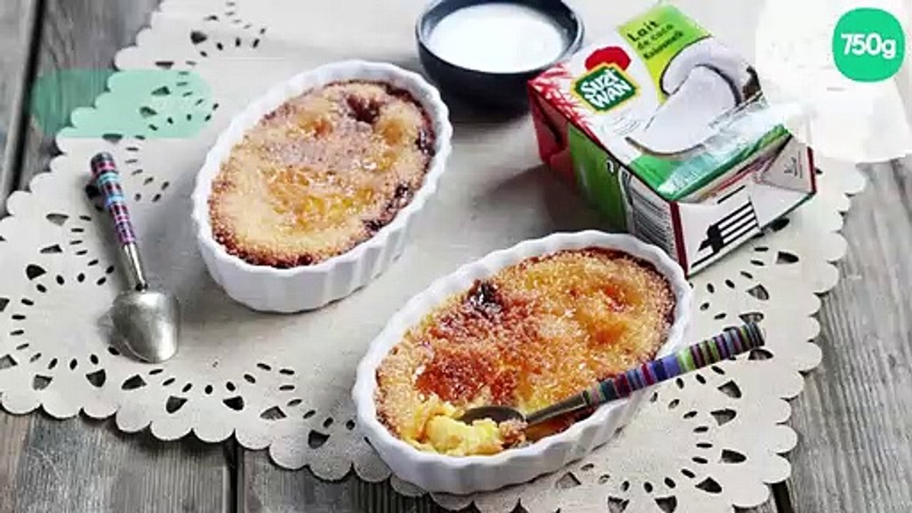 Crème brulée coco
