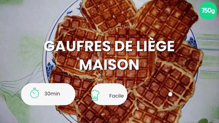 Gaufres de Liège maison