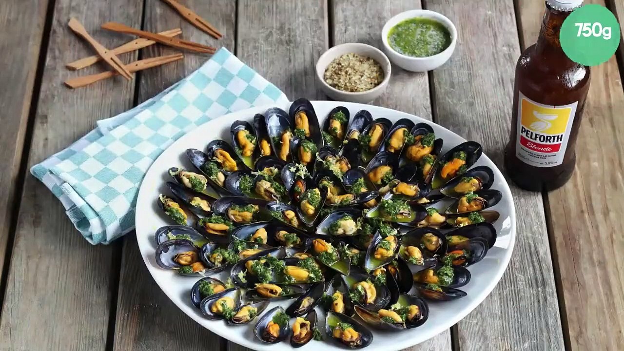 Moules marinées aux herbes et citron façon Léon