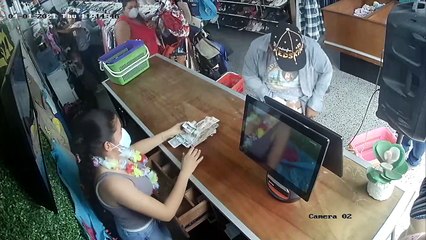 Capturan a presunto asaltante, una cámara de vigilancia lo delata