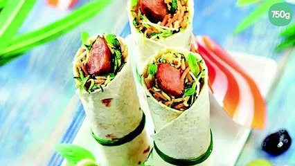 Wraps de saucisses ou merguez
