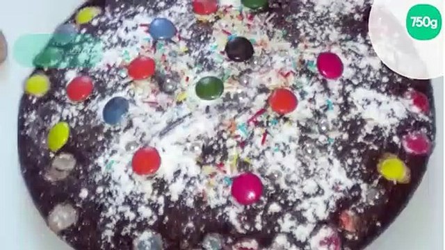 Gâteaux aux chocolat et smarties