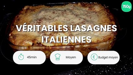 Véritables lasagnes Italiennes