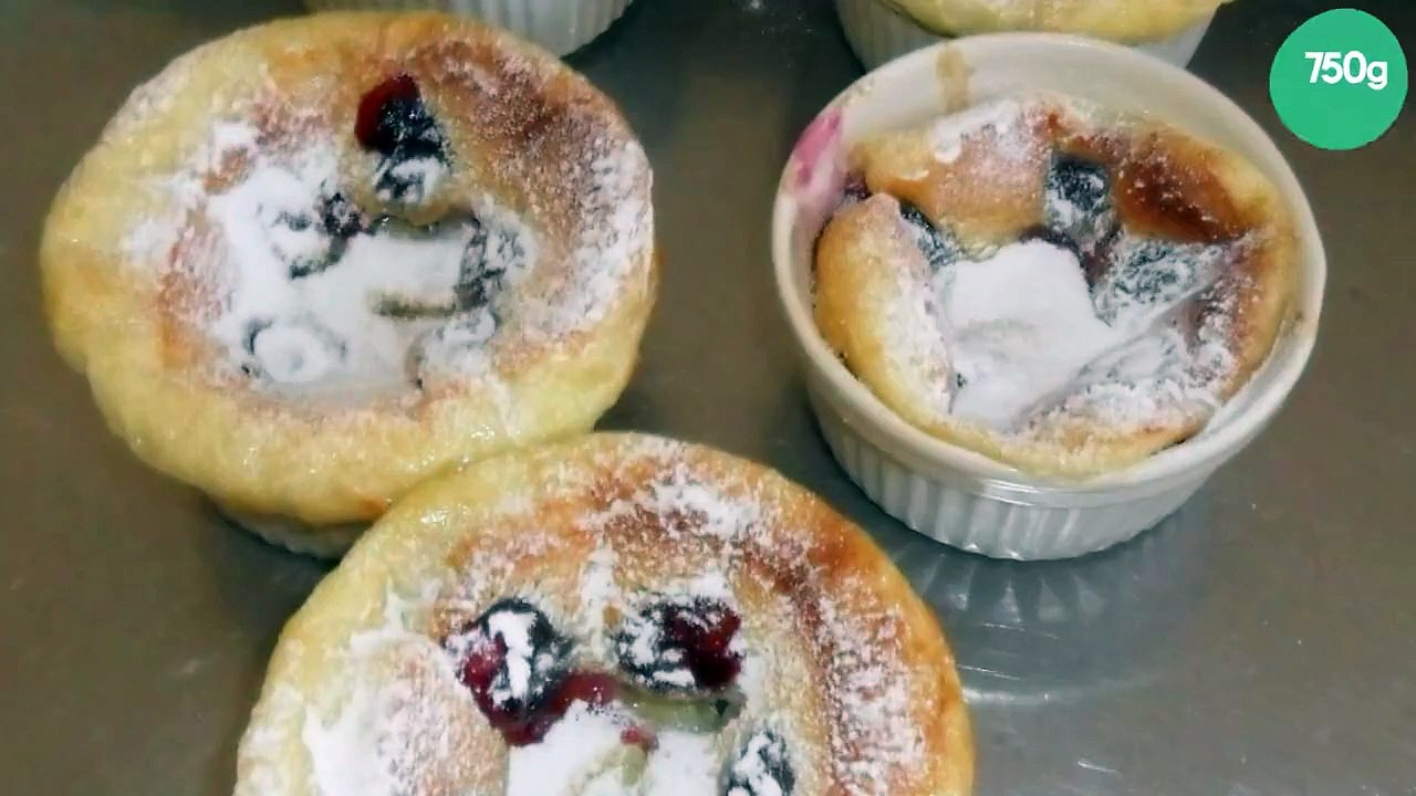 Mini clafoutis aux fruits