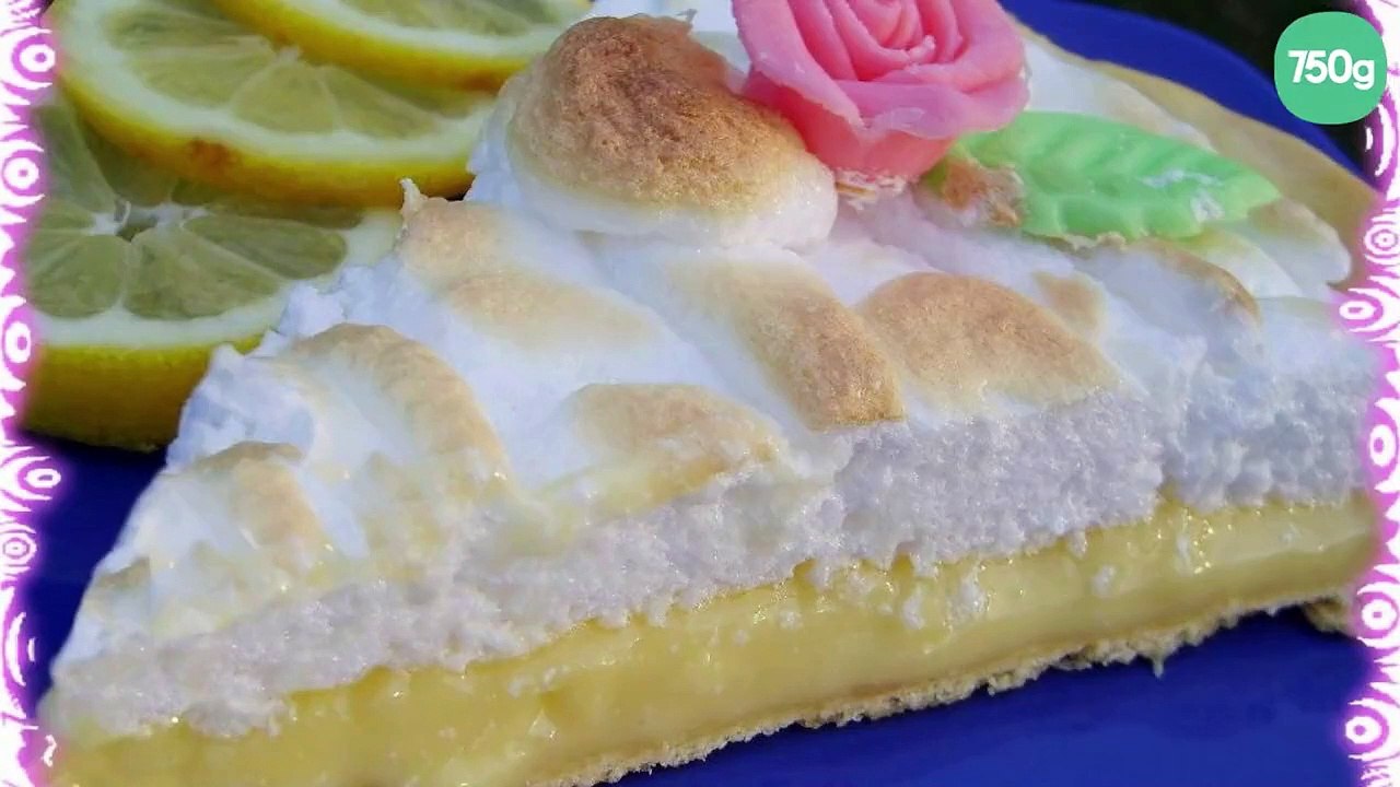 Tarte au citron meringuée facile sur pâte sablée toute faite