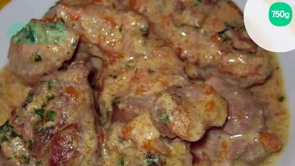 Sauté de dinde à la vanille façon blanquette